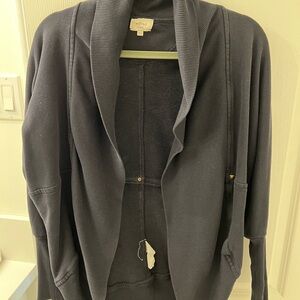 Over size open sweater with stud details